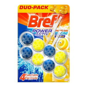 Środek Czyszczący WC Bref Power Activ Cytrynowa (2 uds)