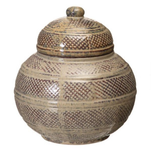 Wazon 20 x 20 x 21,5 cm Ceramika Brązowy