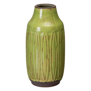 Wazon Ceramika Pistacjowy 16 x 16 x 32 cm