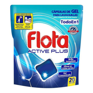 Tabletki do Zmywarki Active Plus Flota (20 uds)