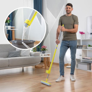 Mop Gąbkowy z Systemem Automatycznego Odsączania 2 w 1 Wringop InnovaGoods