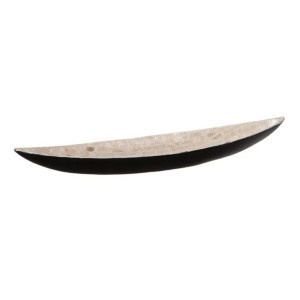 Dekoracja na Stół 60 x 19 x 5,5 cm Biały Masa perłowa