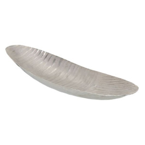 Dekoracja na Stół 51 x 15 x 8 cm Srebro Aluminium