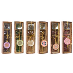 Kadzidełko DKD Home Decor Pręty Wielokolorowy (6 Części)