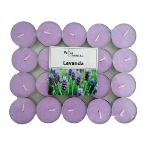 Świece zapachowe Lumar Mini Lavanda (20 uds)
