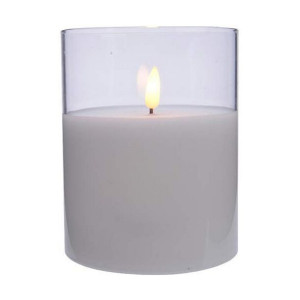 Świeca LED Decoris Biały (Ø 10 x 13 cm) (Ø 10 X 13CM)