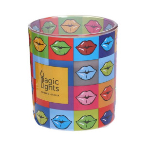 Świeca Magic Lights Usta (7,5 x 8,4 cm)