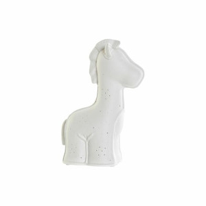 Lampa stołowa DKD Home Decor 18 x 10 x 25 cm Porcelana Biały 220 V 25 W