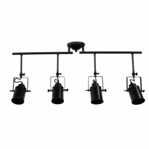 Lampa Sufitowa DKD Home Decor Światła Czarny Metal (92 x 12 x 38 cm)