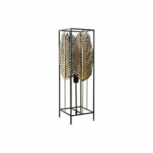 Lampa Stojąca DKD Home Decor Kartka Czarny Złoty Metal (20 x 20 x 71 cm)