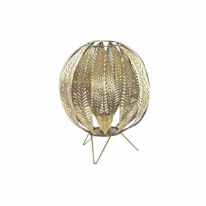 Lampa stołowa DKD Home Decor Kartki Złoty Metal (34 x 34 x 39 cm)