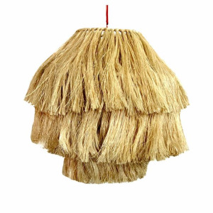 Abażur do Lamp DKD Home Decor Metal Włókno (40 x 40 x 42 cm)