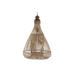Lampa Sufitowa DKD Home Decor 44 x 44 x 75 cm Brązowy Rattan