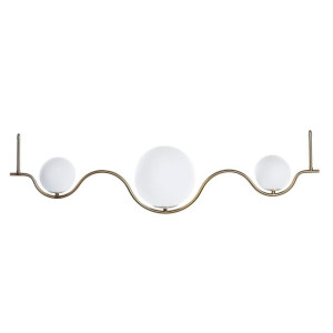 Lampa Sufitowa DKD Home Decor Złoty Biały 220W (100 x 20 x 25 cm)