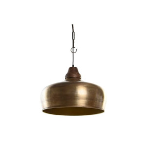Lampa Sufitowa DKD Home Decor 42 x 42 x 33 cm Złoty Metal Drewno 50 W