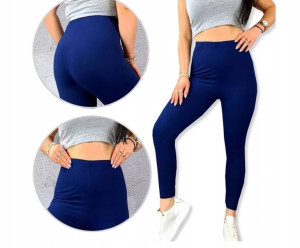 Legginsy Duży Rozmiar 8xl Kolor Granatowy