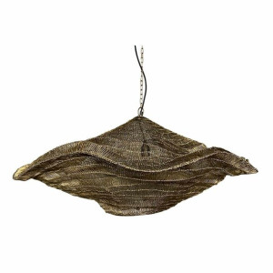 Lampa Sufitowa DKD Home Decor Złoty Żelazo (90 x 90 x 37 cm)