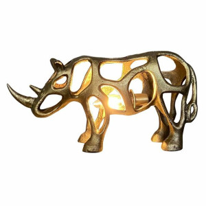 Lampa stołowa DKD Home Decor Złoty Aluminium (44 x 11 x 22 cm)