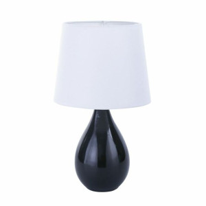 Lampa stołowa Versa Camy Czarny Ceramika (20 x 35 x 20 cm)