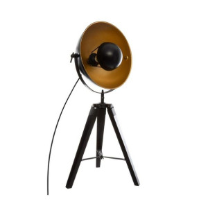 Lampa Stojąca Atmosphera Loft Lahti Tripod Czarny (30,5 x 29,5 x 70 cm)