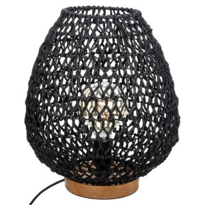Lampa stołowa Atmosphera Tressé Czarny 40 W (Ø 35,5 x 30 cm)