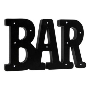 Dekoracja ścienna Bar 36 x 2 x 21 cm