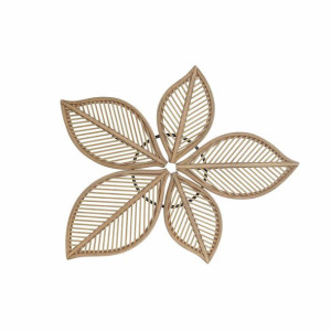 Dekoracja ścienna DKD Home Decor Rattan (60 x 3 x 65 cm)