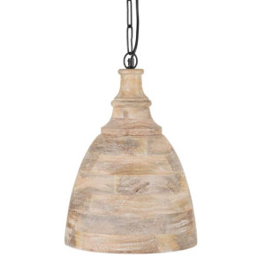 Lampa Sufitowa Naturalny Drewno 30 x 30 x 42 cm