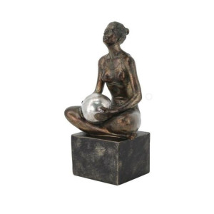 Figurka Dekoracyjna DKD Home Decor 14 x 11,5 x 25,5 cm Miedź Gimnastyk