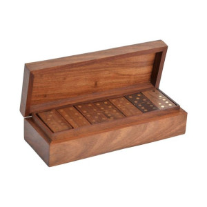 Domino DKD Home Decor S3020293 20 x 7,5 x 5 cm Złoty Brązowy