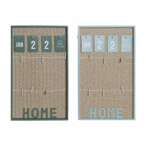 Organizer DKD Home Decor 30 x 3 x 50 cm Kolor Zielony (2 Sztuk)