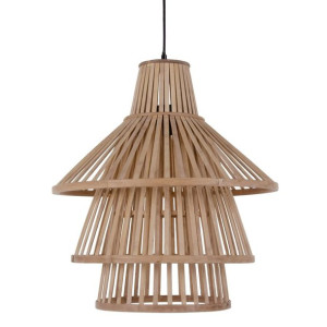 Lampa Sufitowa 53 x 53 x 54 cm Naturalny Bambus
