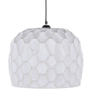 Lampa Sufitowa 35,5 x 35,5 x 29,5 cm Metal Biały