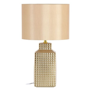 Lampa stołowa Ceramika Tkanina syntetyczna Złoty 32 x 32 x 40 cm