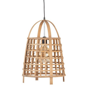 Lampa Sufitowa 33,5 x 33,5 x 48,5 cm Naturalny Bambus