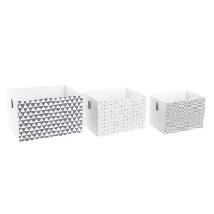 zestaw dekoracyjnych pudełek DKD Home Decor (37 x 28 x 23 cm)