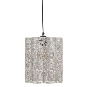 Lampa Sufitowa 24 x 24 x 30,5 cm Metal Srebro