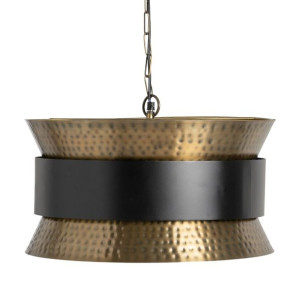 Lampa Sufitowa Złoty Żelazo 46 x 46 x 25 cm