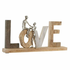 Figurka Dekoracyjna DKD Home Decor Love Aluminium (51 x 8 x 26 cm)