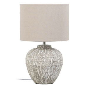 Lampa stołowa Ceramika Szary 25 x 25 x 40 cm