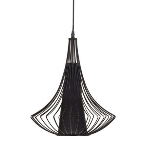 Lampa Sufitowa Czarny 30 x 30 x 45 cm Żelazo