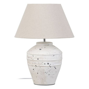 Lampa stołowa 36,5 x 36,5 x 46 cm Ceramika Szary