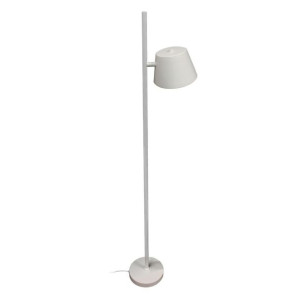 Lampa Stojąca Metal Krem 35 x 35 x 150 cm