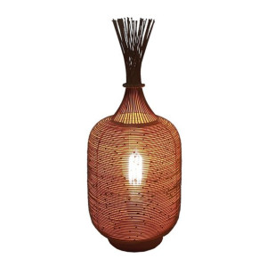 Lampa stołowa Złoty Metal 22 x 22 x 48 cm
