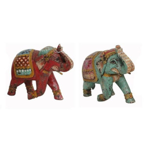 Figurka Dekoracyjna DKD Home Decor 25 x 10 x 21 cm Indianin (2 Sztuk)