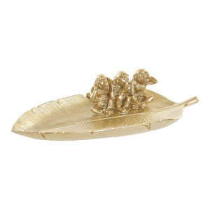Dekoracja na Stół DKD Home Decor 27,7 x 13,4 x 6,5 cm Złoty Żywica