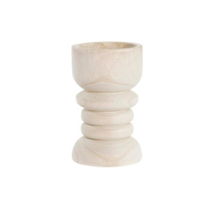 Wazon DKD Home Decor 15 x 15 x 24 cm Naturalny Jasnobrązowy Tropikalny