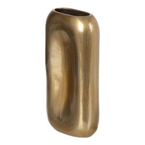 Wazon 18 x 6 x 35 cm Złoty Metal