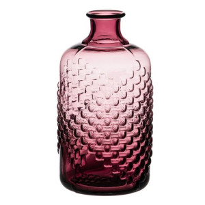 Wazon Szkło 13 x 13 x 25 cm Liliowy