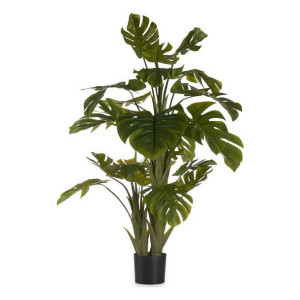 Roślina Dekoracyjna Monstera Kolor Zielony Plastikowy (105 x 150 x 105 cm)